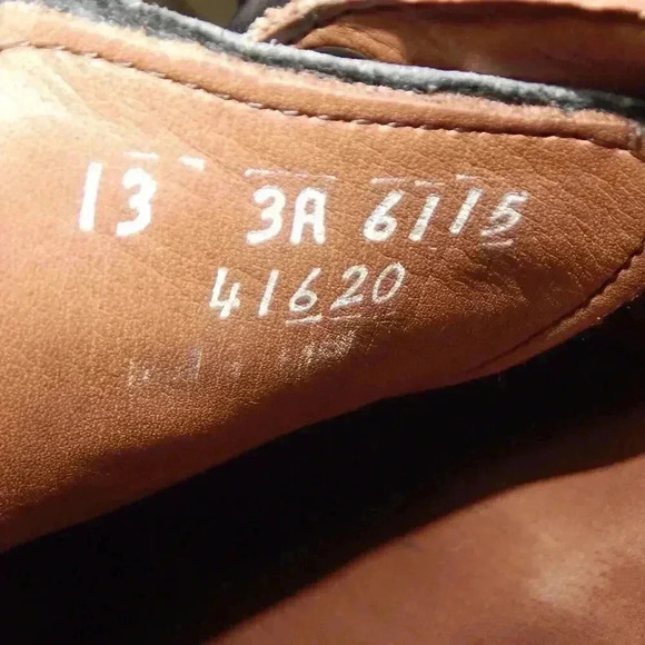 Allen Edmonds Strand Oxfords Black Size 13 Narrow 3A Cap Toe Dress Shoes - Picture 11 of 11